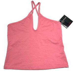 NWT Newport News Swim ShapeFx Bubblegum Pink Tankini Top Swimsuit Top Bathing